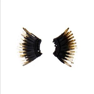 Mignonne Gavigan Mini Madeline Right Earring in Black and Gold